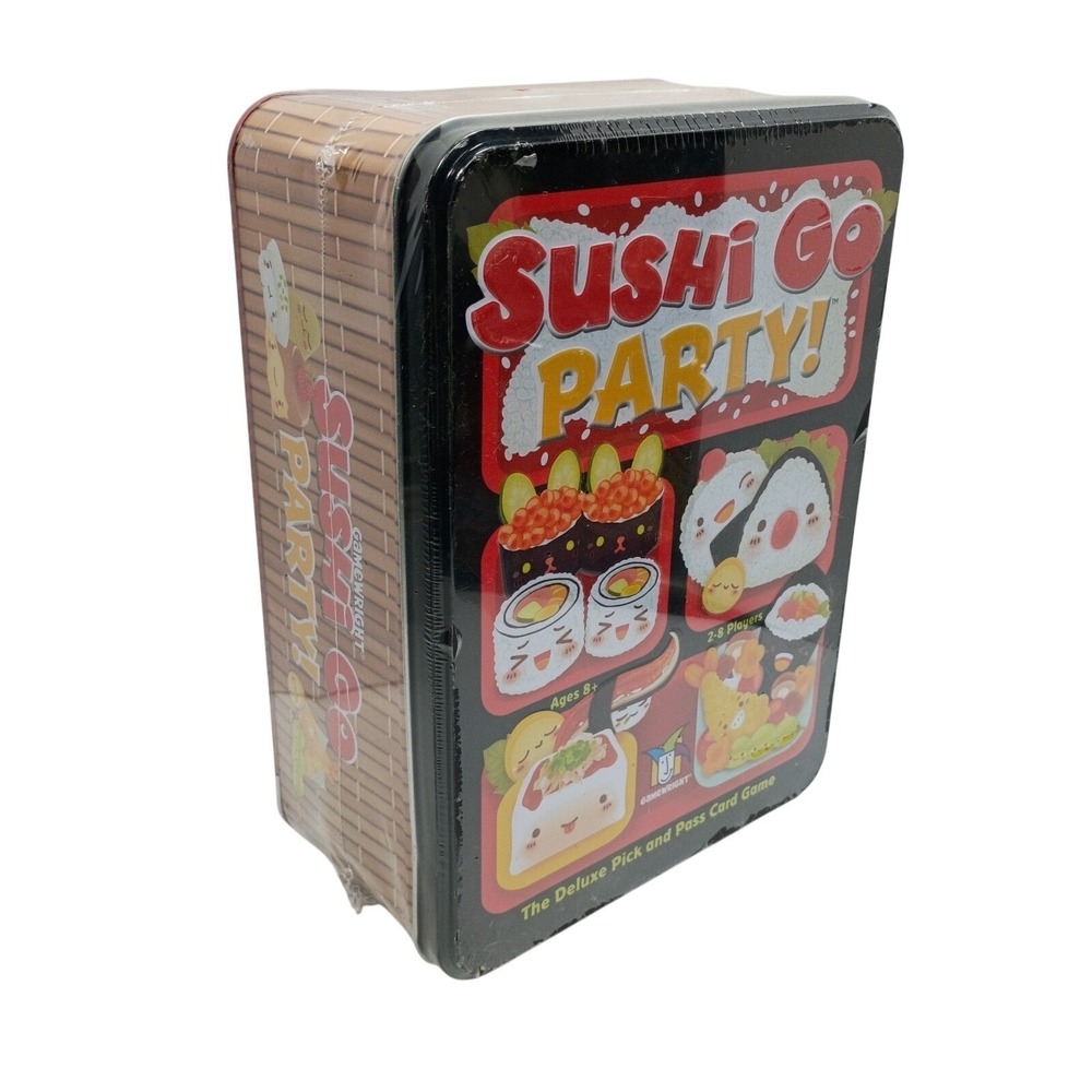 Gamewright Sushi Go Party! Deluxe Pick Pass Card Game Board Card New Sealed